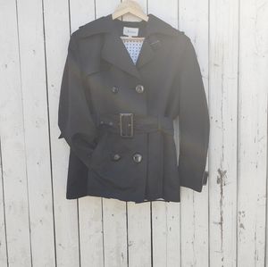 Jessica (SEARS) 2 in 1 Short Black Trench size L
